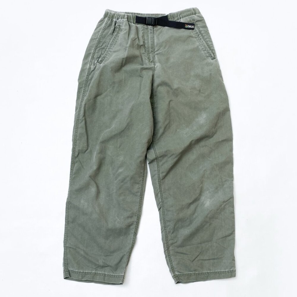 Green Trousers Utility Pants - Deus Ex Machina